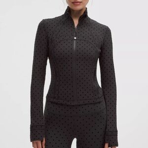 NWT Lululemon CROPPED Define Jacket POLKA Flock Size 4 XS Polka Dot